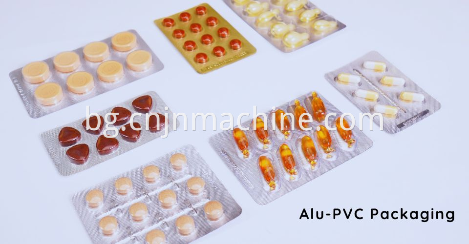 ALU PVC блистерна опаковъчна машина Alu PVC Blister Packing Machine